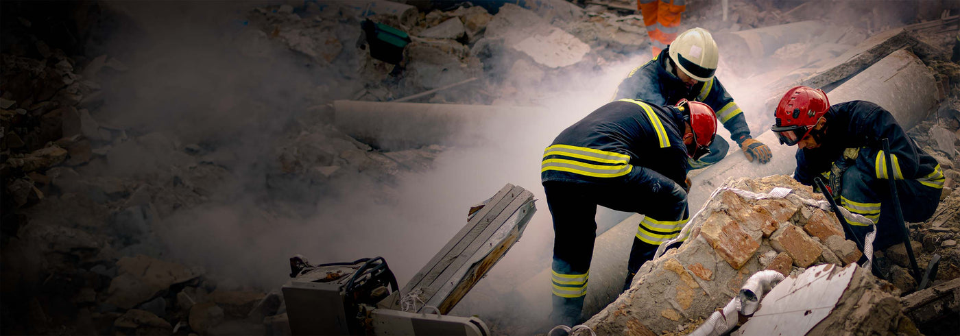 Three Emergency Rescuers