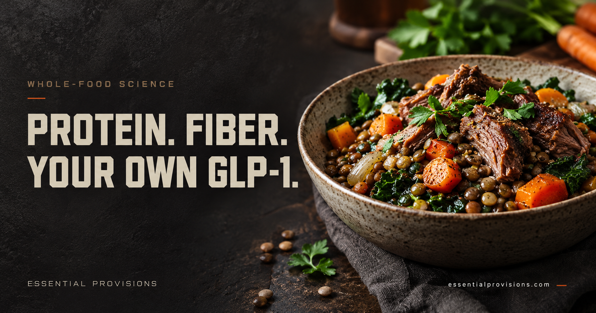 How Whole-Food Protein and Fiber Trigger Your Body's Own GLP-1 Production