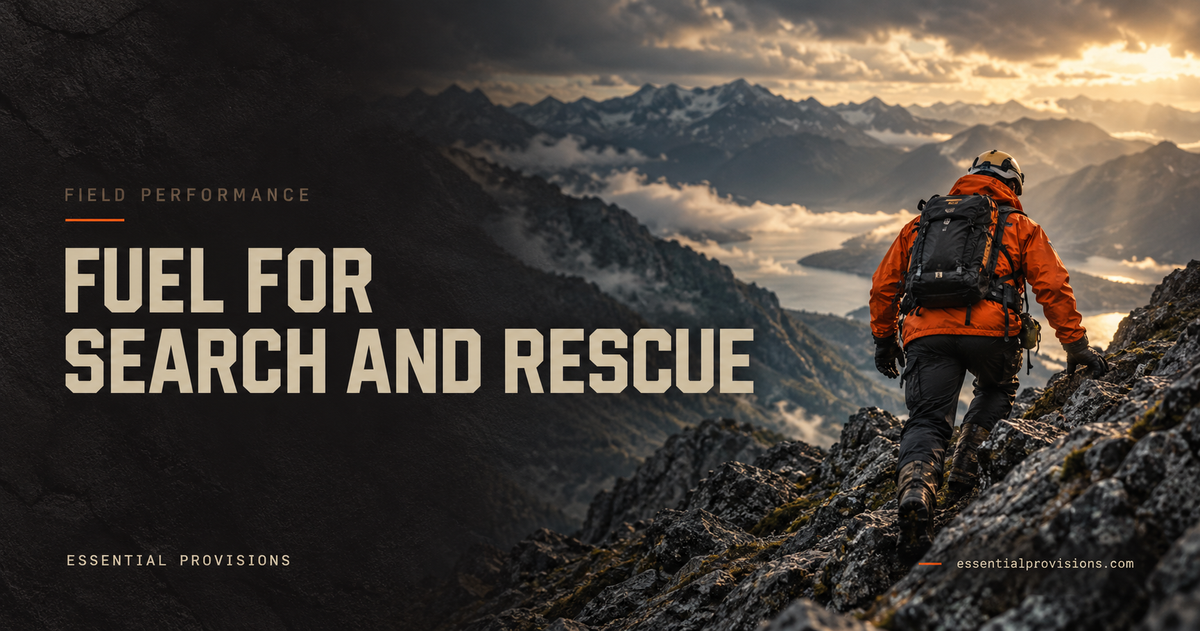 Fueling for Search and Rescue: Calories, Not Convenience, Wins in the Field