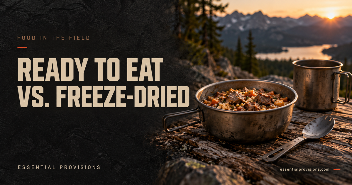 MRE vs. Freeze-Dried: What You Actually Lose When Food Loses Water