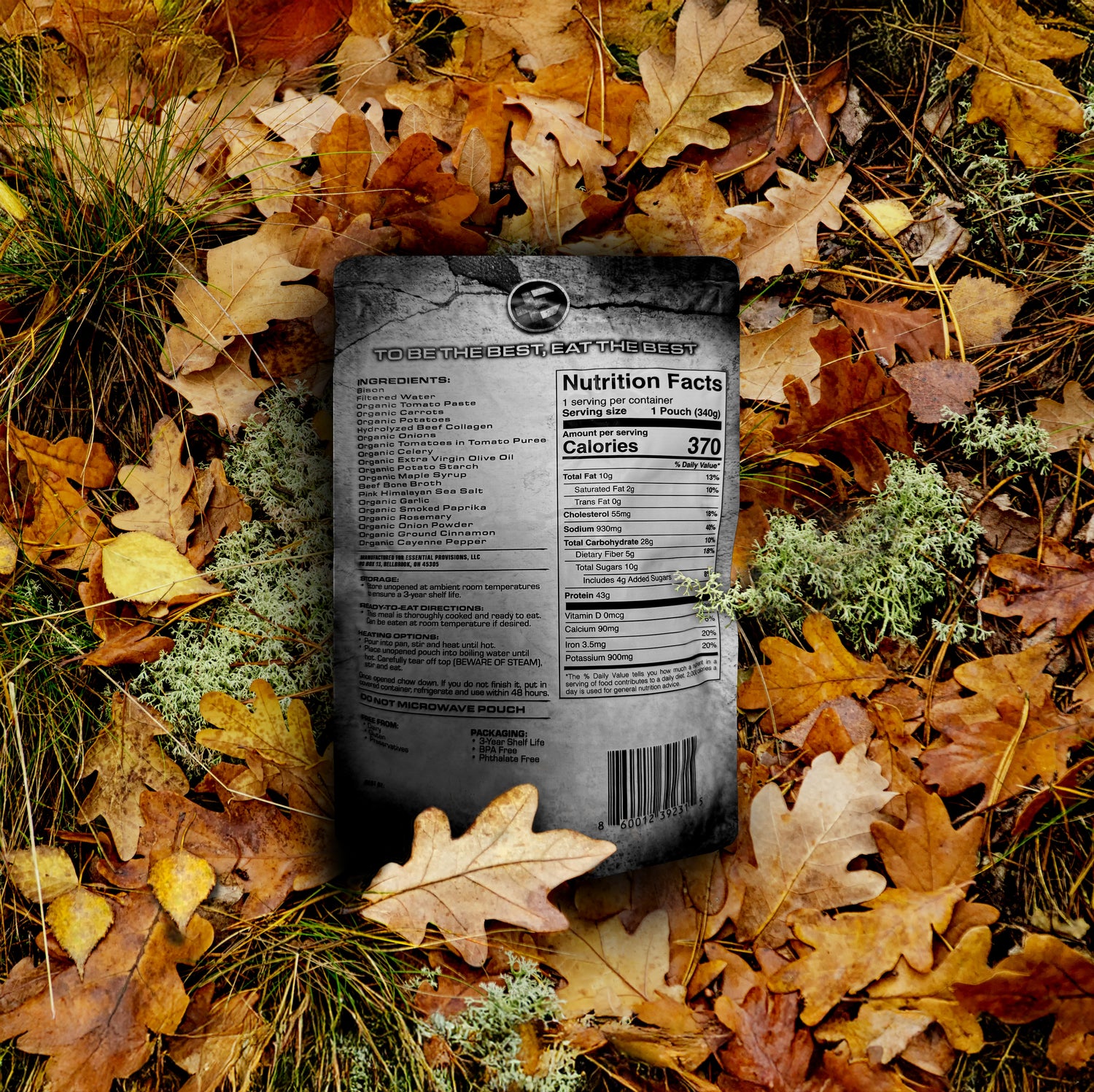 Magnified area of 'Meal (Ready-to-Eat) - BISON STEW' image'