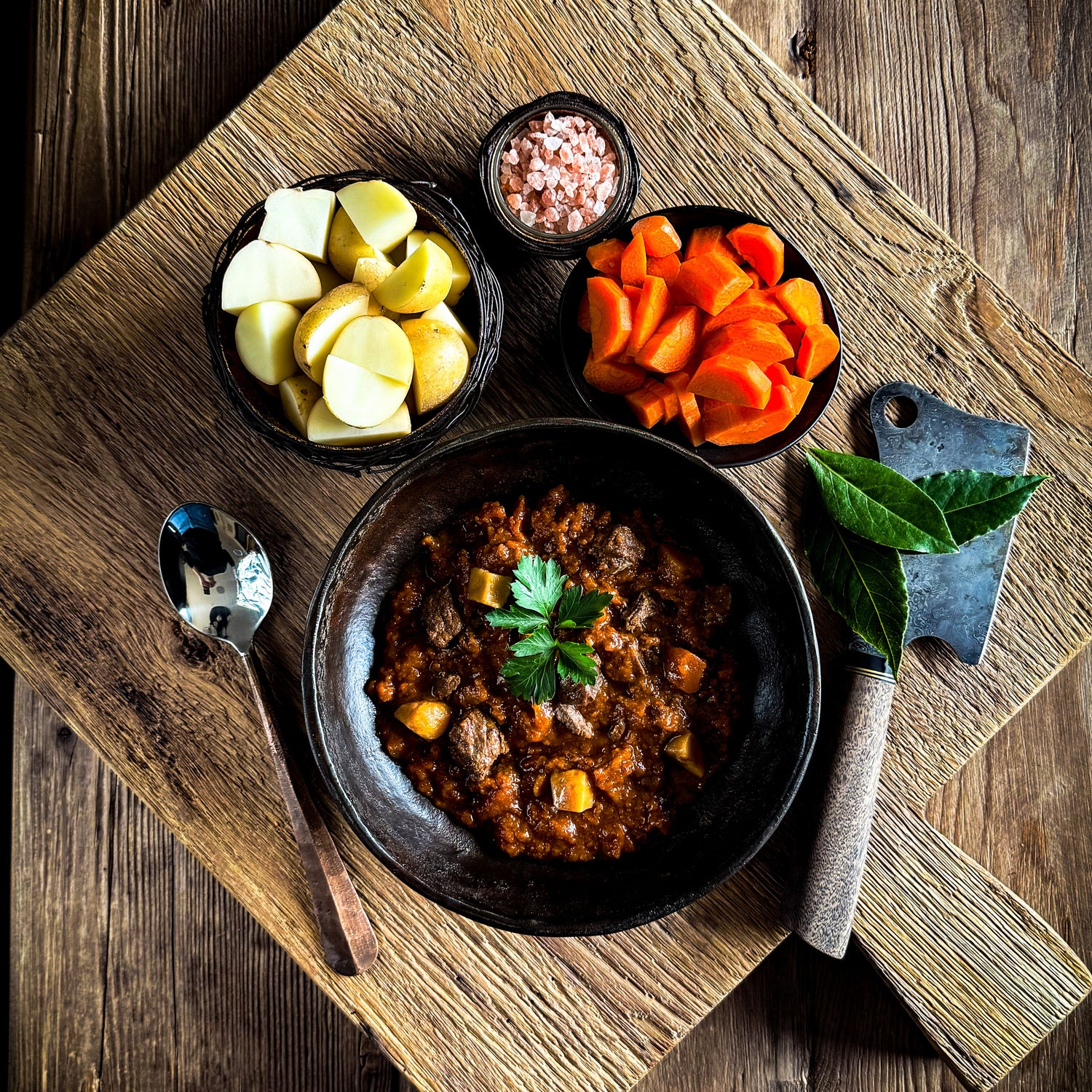 Magnified area of 'MRE menu - Bison Stew Close-up' image'