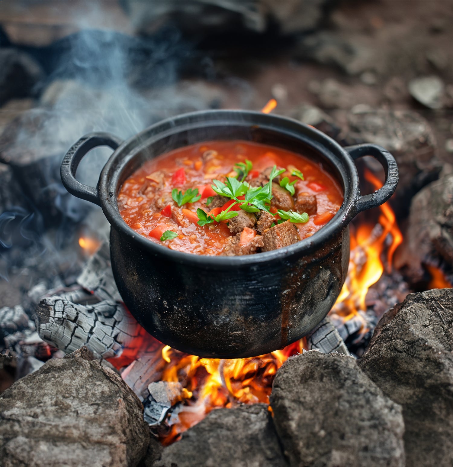 Magnified area of 'Meal (Ready-to-Eat) - BISON STEW' image'