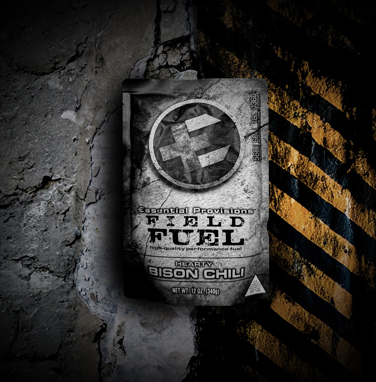 Magnified area of 'Packed MRE - BisonChili' image'