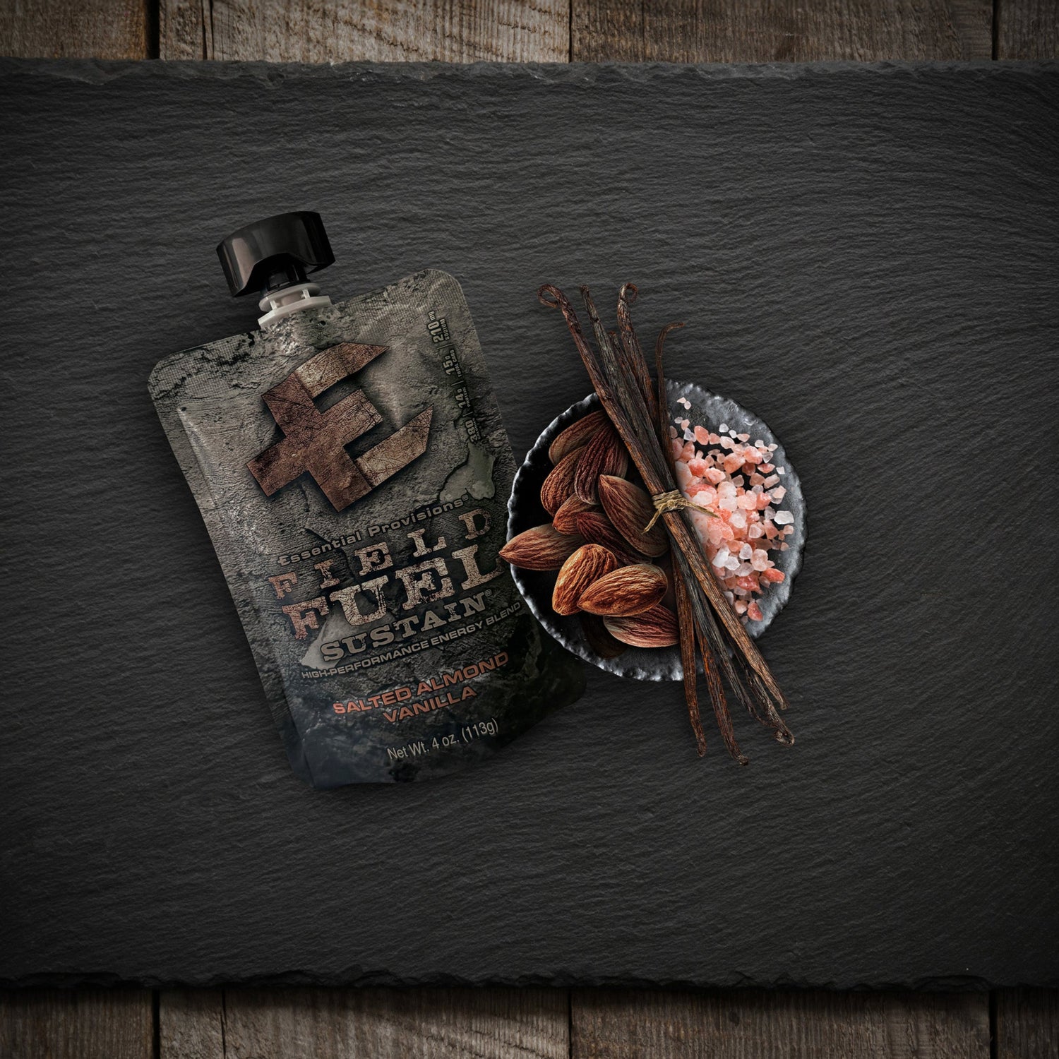 Magnified area of 'Sustain (Energy Blend) - SALTED ALMOND VANILLA' image'