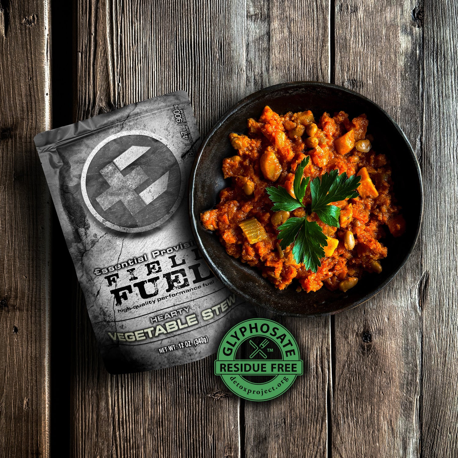 Magnified area of 'Meal Ready-to-Eat - Vegetable Stew' image'