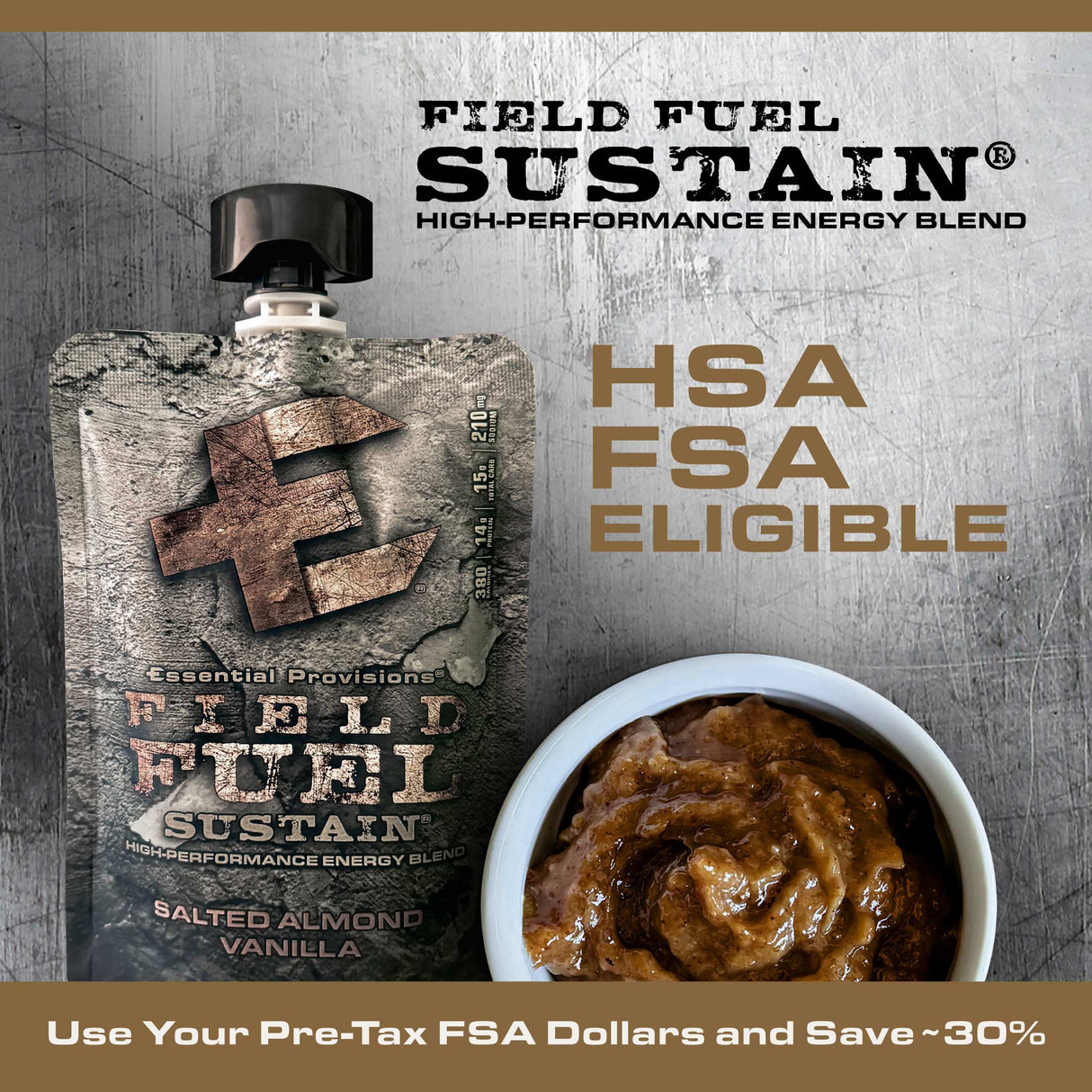 Sustain (Energy Blend) - SALTED ALMOND VANILLA