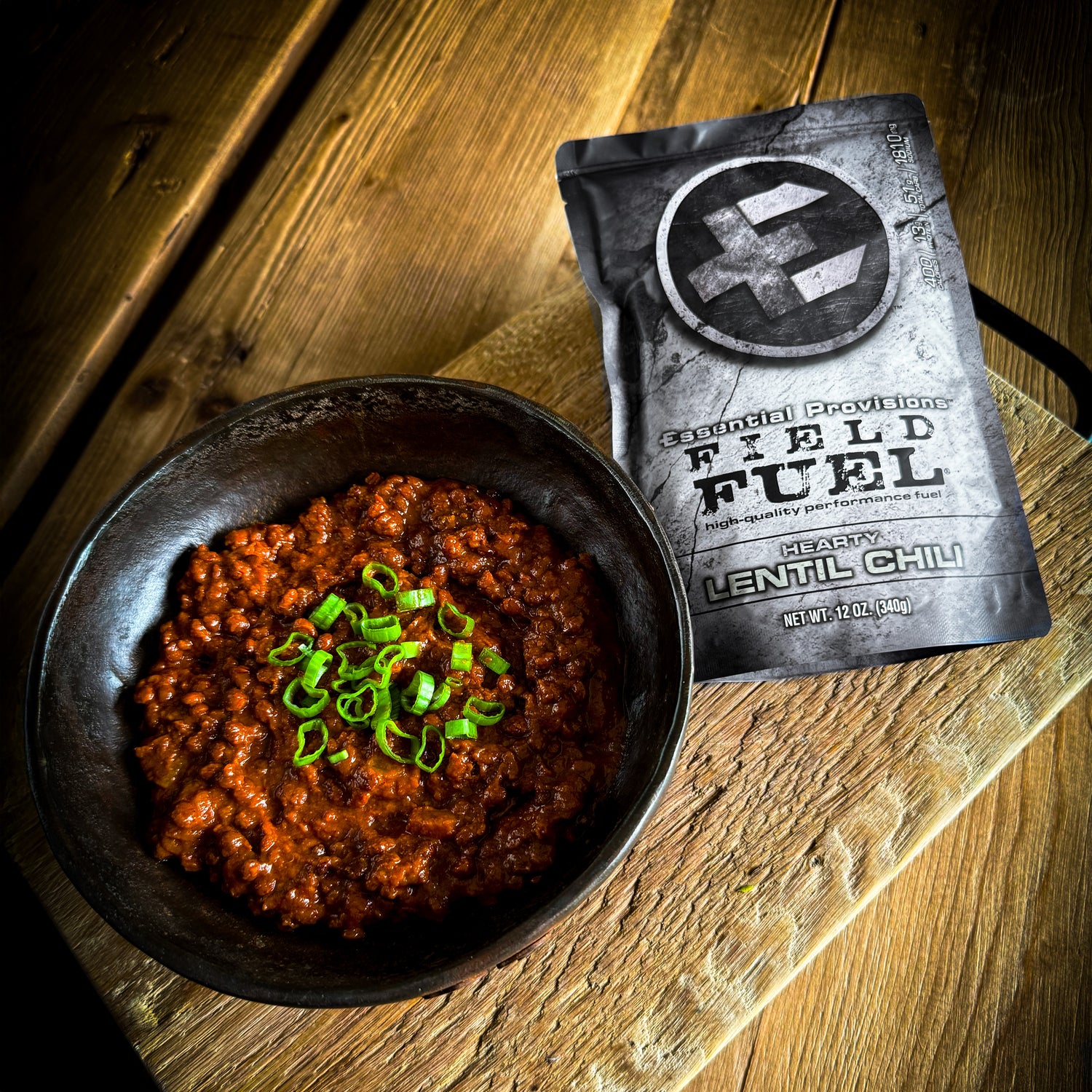 Magnified area of 'Meal (Ready-to-Eat) - LENTIL CHILI' image'