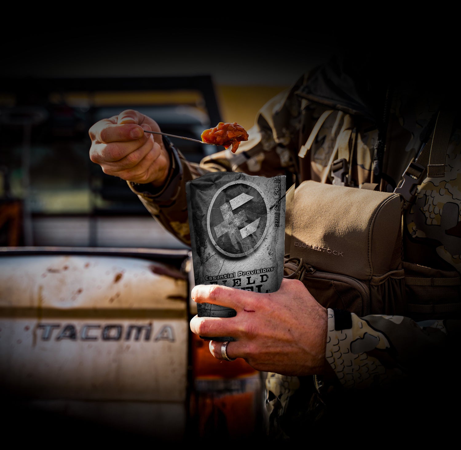 Magnified area of 'Meal (Ready-to-Eat) - VEGETABLE STEW' image'