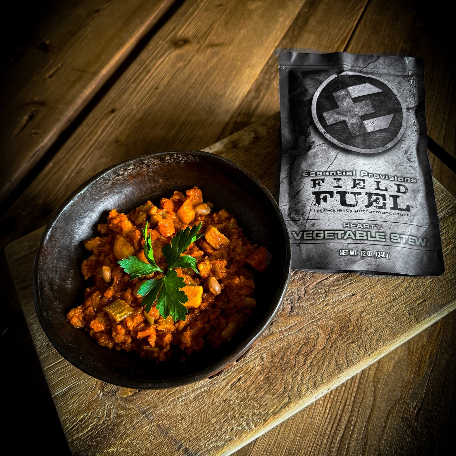 Magnified area of 'Meal (Ready-to-Eat) - VEGETABLE STEW' image'